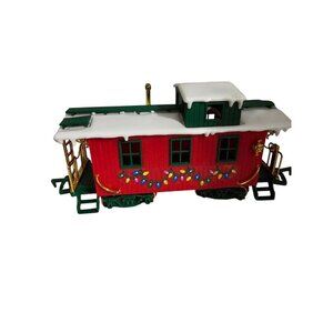 Vintage Bright 183 Train Musical Christmas Express Train Caboose Rail Car